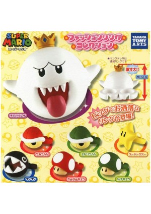 Gashapon Super Mario Fashion Ring Collection par Takara Tomy - Un item au Hasard